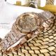 Perfect Replica Audemars Piguet Royal Oak Rose Gold Full Diamond watch (5)_th.jpg